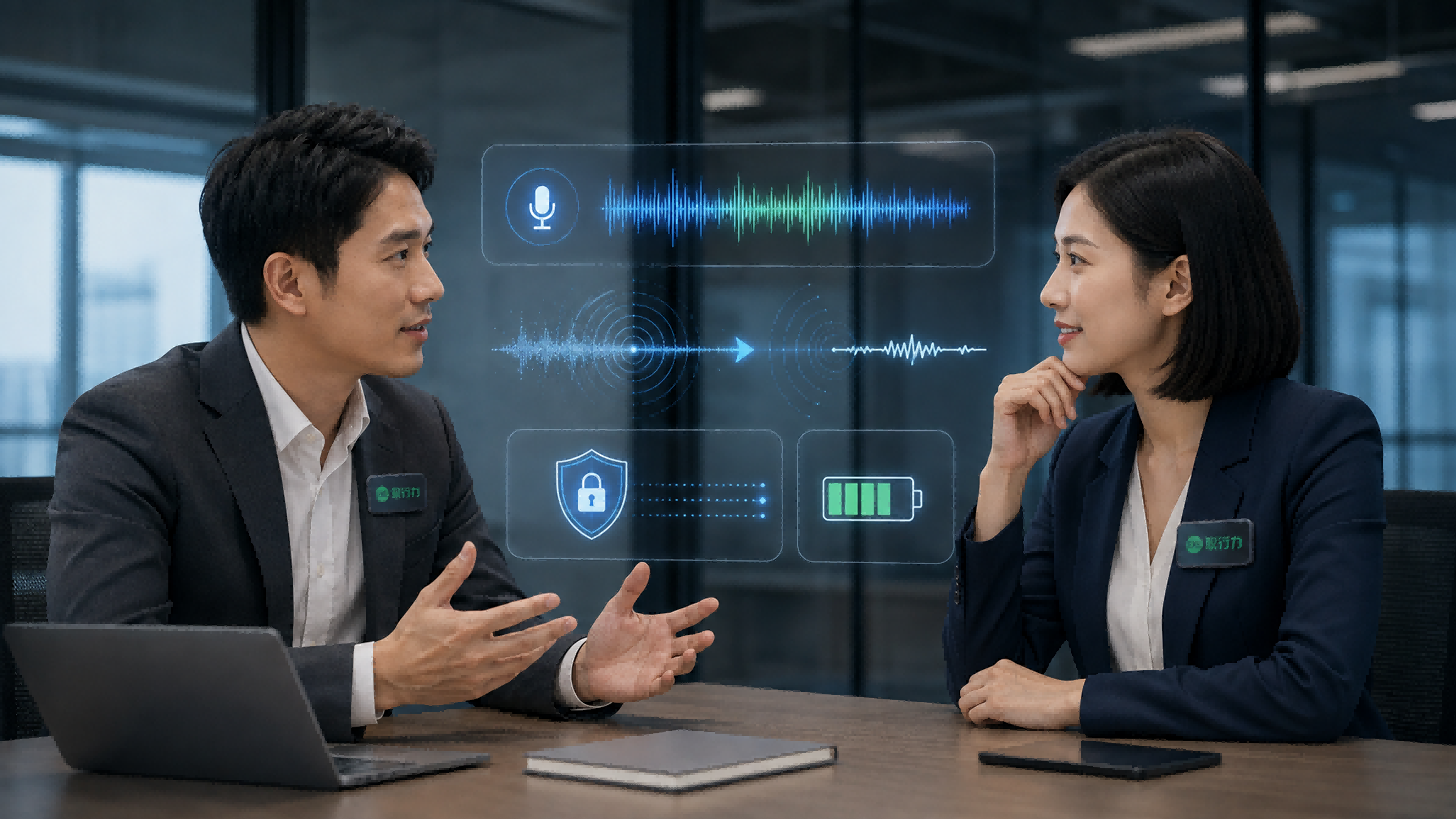 数据资产：AI 智能工牌，全量对话采集